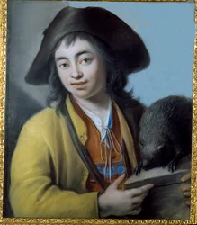 Garçon paysan avec une marmotte, 1732